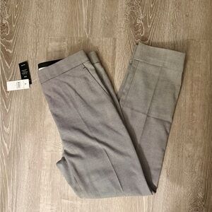 Ann Taylor High Rise Eva Ankle Pant - Black and White